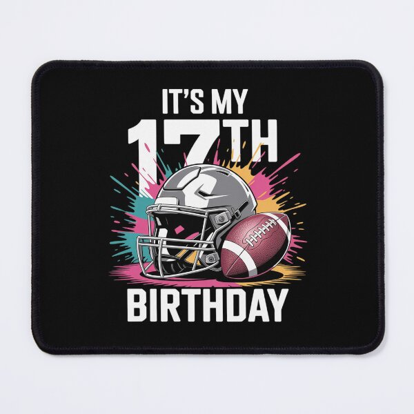 Item preview, It's My 17th Birthday Football 17 Years Old Colorful  designed and sold by MathisBellanger.