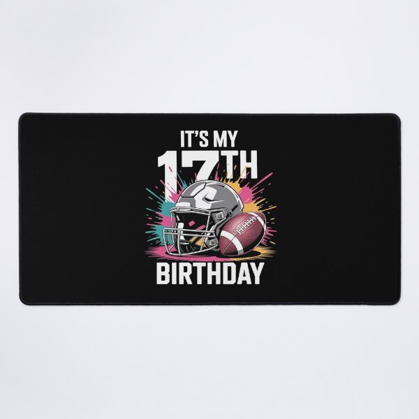 Item preview, It's My 17th Birthday Football 17 Years Old Colorful designed and sold by MathisBellanger.