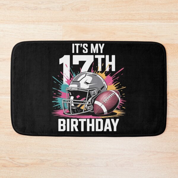 Item preview, It's My 17th Birthday Football 17 Years Old Colorful  designed and sold by MathisBellanger.