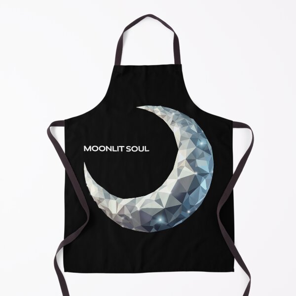 Item preview, MOONLIT SOUL – Geometric Crystal Crescent Moon Design designed and sold by InFrameVision.