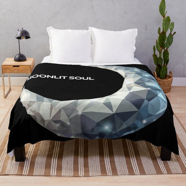 Item preview, MOONLIT SOUL – Geometric Crystal Crescent Moon Design designed and sold by InFrameVision.