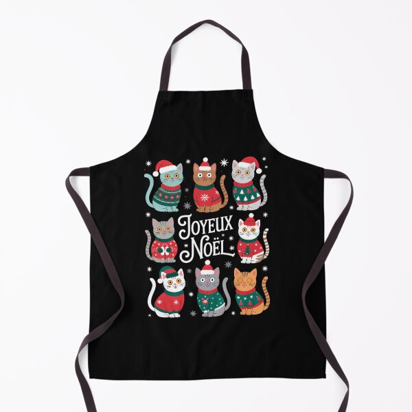 Item preview, French Cats Christmas Holiday Xmas designed and sold by Turbotine.