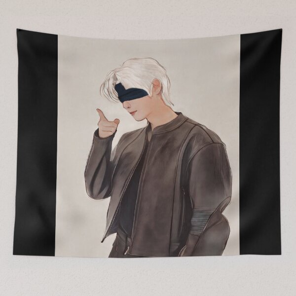 Item preview, Cha Eun Woo as Anime Character Merchandise designed and sold by RandomlyPopUps.