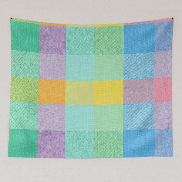 Item preview, Fresh Pastel Check designed and sold by Kaleidoscope Print.