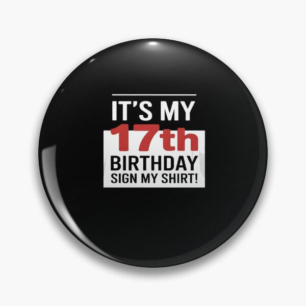 Item preview, It's My 17th Birthday Sign My 17 Year Old Birthday  designed and sold by EllinoKlemo.