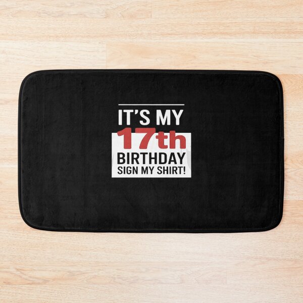 Item preview, It's My 17th Birthday Sign My 17 Year Old Birthday  designed and sold by EllinoKlemo.
