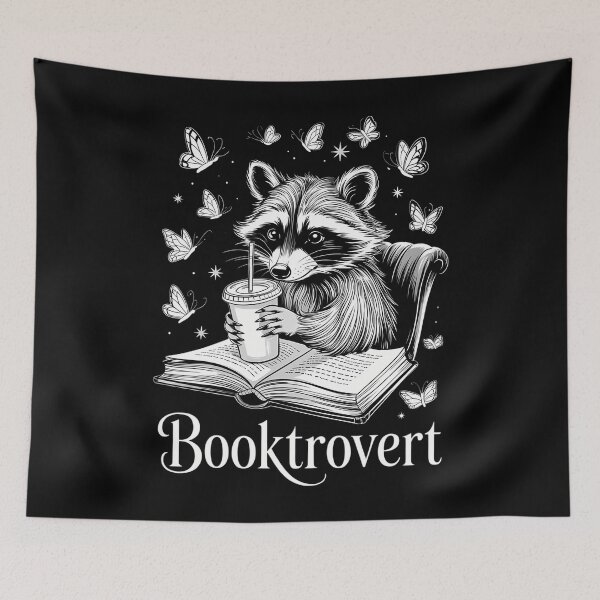 Item preview, Funny Book Lovers Reading Raccoon Bookish designed and sold by Turbotine.