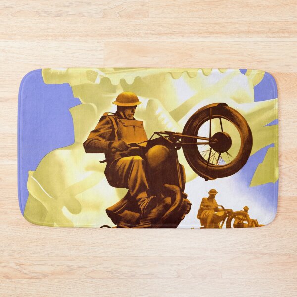 Item preview, Vintage WWII Canadian Recruitment Poster | Soldier & Knight | Art Deco Propaganda | Mobilize for Modern Warfare | Bold Design designed and sold by artofuniverse.