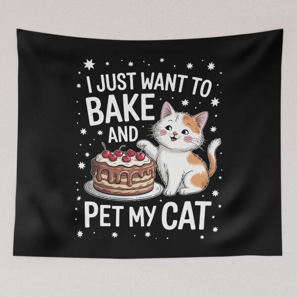 Item preview, Funny Cat Baking Cake Baker Baking Lovers designed and sold by Turbotine.