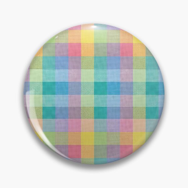 Item preview, Rainbow Gingham Fabric designed and sold by Kaleidoscope Print.