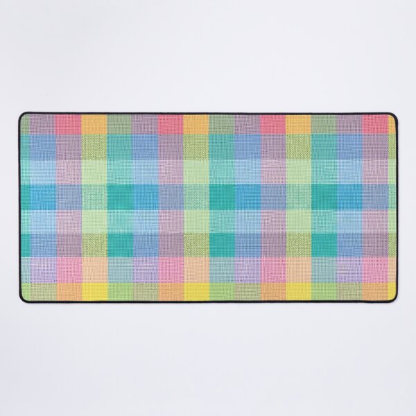 Item preview, Rainbow Gingham Fabric designed and sold by Kaleidoscope Print.