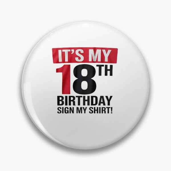 Item preview, It's My 18th Birthday 18 Years Old Birthday Party Sign My 5  designed and sold by EllinoKlemo.