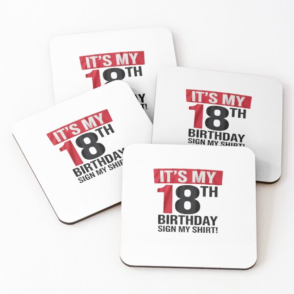 Item preview, It's My 18th Birthday 18 Years Old Birthday Party Sign My 5  designed and sold by EllinoKlemo.