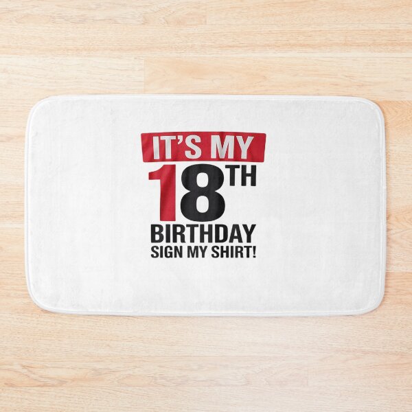 Item preview, It's My 18th Birthday 18 Years Old Birthday Party Sign My 5  designed and sold by EllinoKlemo.