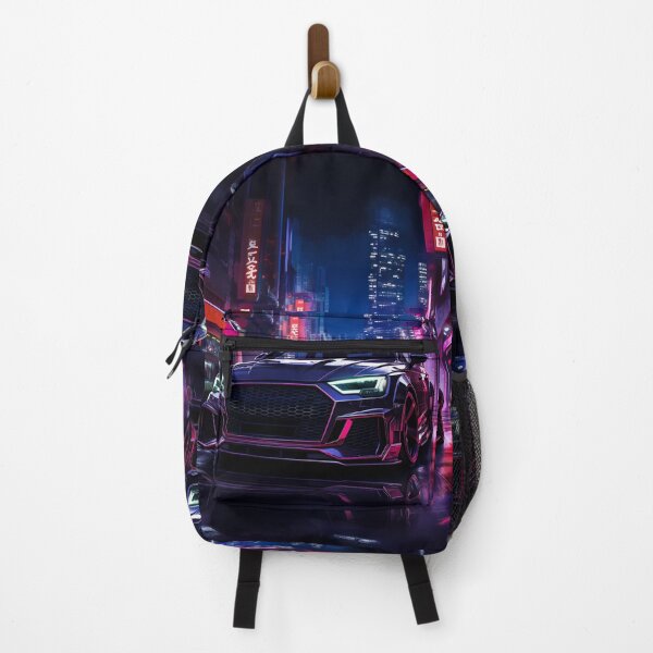 Item preview, Compact Performance Sedan Cruising Neon Streets By Night designed and sold by RevUpDesign.