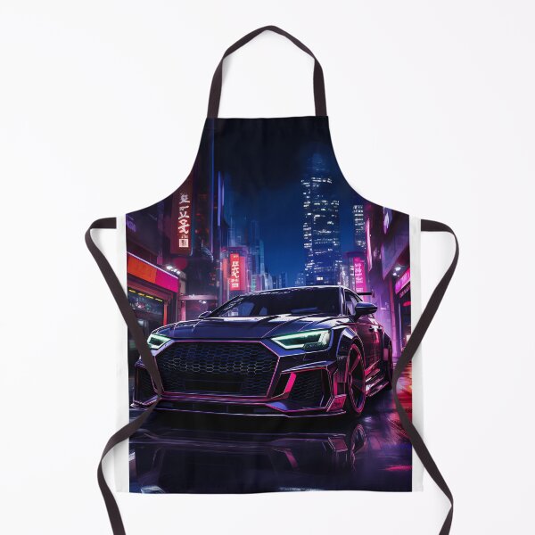 Item preview, Compact Performance Sedan Cruising Neon Streets By Night designed and sold by RevUpDesign.