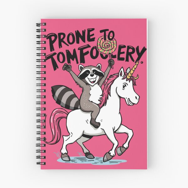 Item preview, Prone to Tomfoolery – Mischievous Raccoon Riding Unicorn Design designed and sold by Design Delinquent.