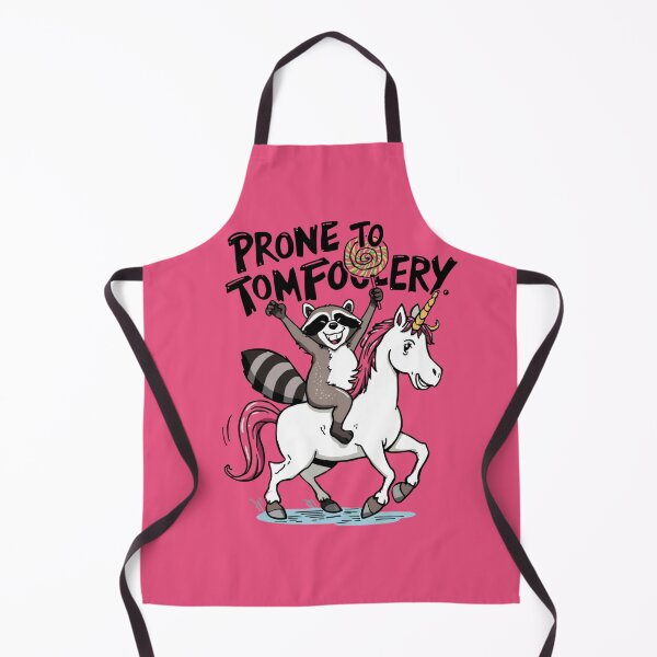 Item preview, Prone to Tomfoolery – Mischievous Raccoon Riding Unicorn Design designed and sold by Design Delinquent.