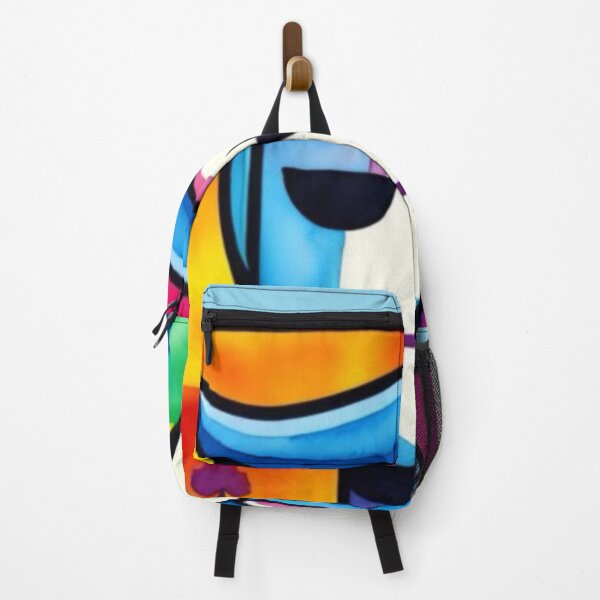 Item preview, Pokerface Sure Whatever Colorful Abstract Expression designed and sold by MoxisWatercolor.