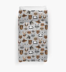 Bandit Animals by Andrea Lauren Duvet Cover
