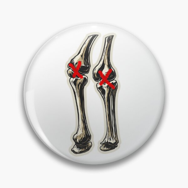 Item preview, Bad Knees – Funny Anatomy Design designed and sold by SleekLineSketches.