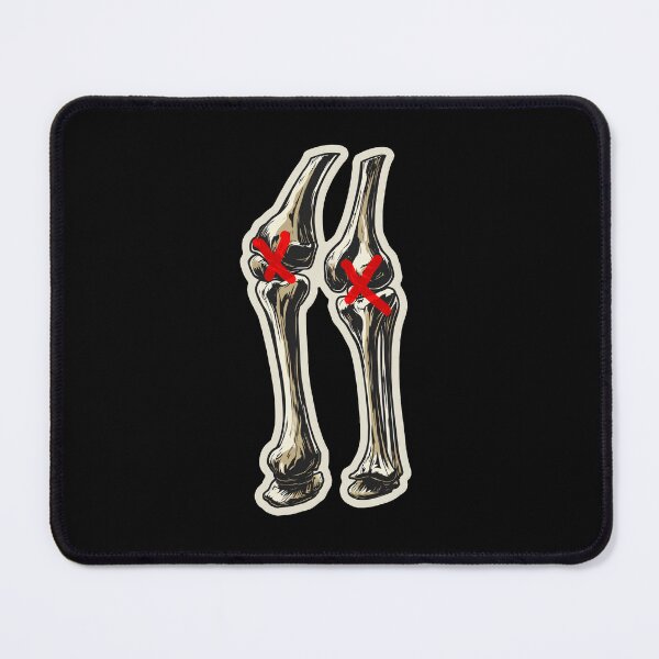 Item preview, Bad Knees – Funny Anatomy Design designed and sold by SleekLineSketches.