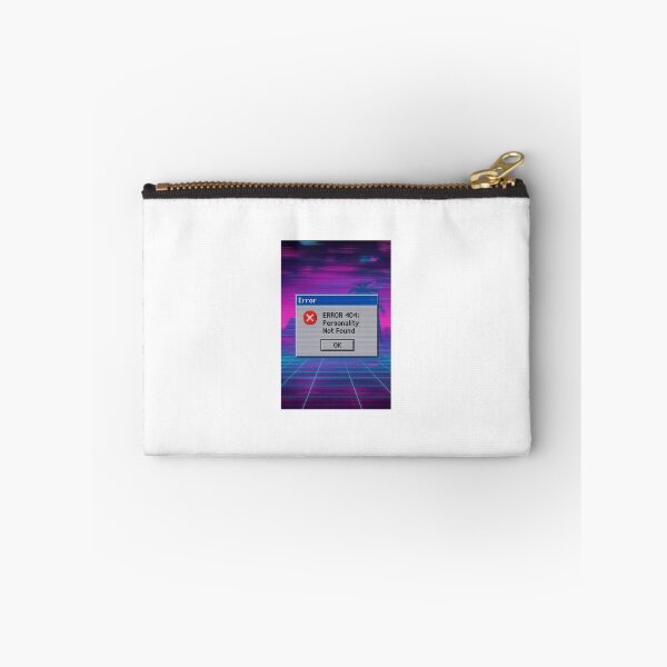 Item preview, ERROR 404: Personality Not Found – Vaporwave Glitch designed and sold by Drama-Junction.