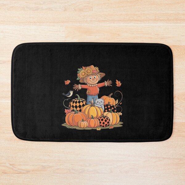 Item preview, Scarecrow Happy Fall Y'all Pumpkin Thanksgiving Halloween  designed and sold by GGrizeldaRivas.