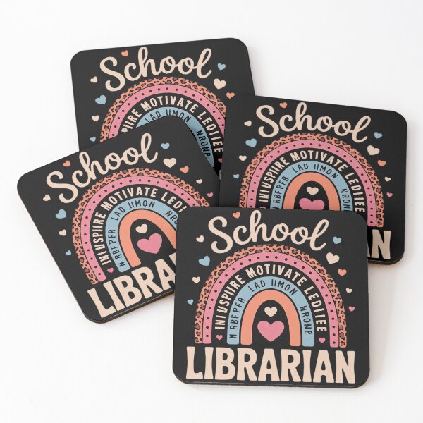 Item preview, School Librarian Rainbow Leopard Print Librarian  designed and sold by GGrizeldaRivas.