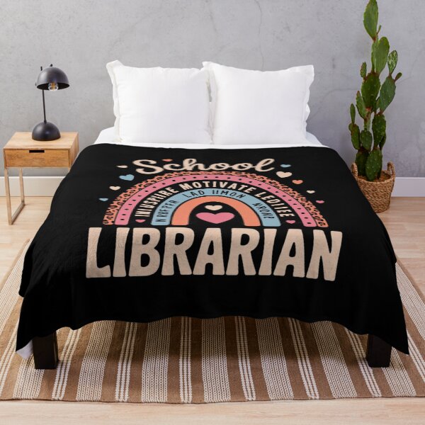 Item preview, School Librarian Rainbow Leopard Print Librarian designed and sold by GGrizeldaRivas.