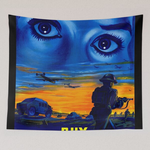 Item preview, World War II Propaganda Art Poster | Buy Victory Bonds Wall Decor | Vintage Military Design & Historical Home Decor designed and sold by artofuniverse.