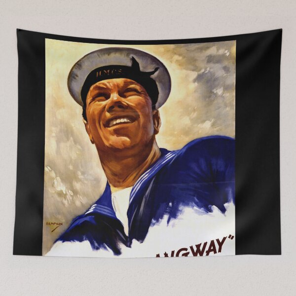 Item preview, Vintage WWII Poster | Buy Victory Bonds | Canadian Navy Propaganda Art | H.M.C.S. Sailor | Sampson's Bold Art | War Effort designed and sold by artofuniverse.