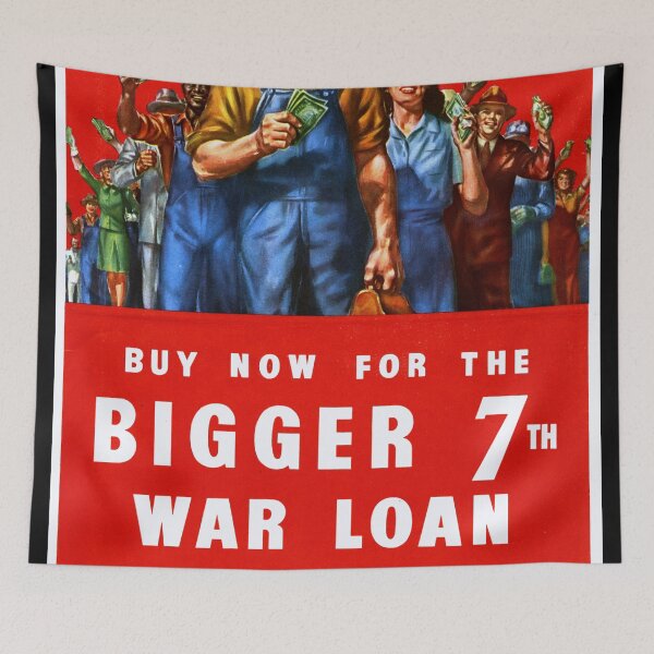 Item preview, Vintage WWII Propaganda Poster | 7th War Loan Art | Buy War Bonds | Patriotic Home Decor & Historical Wall Art designed and sold by artofuniverse.