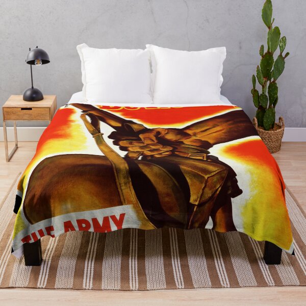 Item preview, Vintage WWII Propaganda Art | Bold Patriotic Poster | Be Ready & Support the Troops | Historical Military Decor designed and sold by artofuniverse.