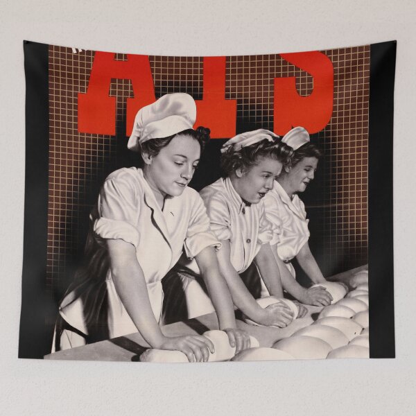Item preview, Vintage WWII Poster Art | ATS Women in Action | Auxiliary Territorial Service | UK History & Propaganda | Bold Graphic Print designed and sold by artofuniverse.