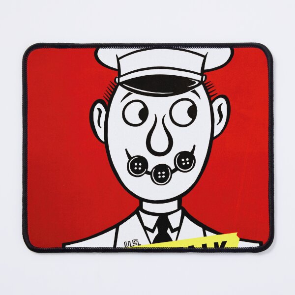 Item preview, World War II Propaganda Poster | Otto Soglow Art | Button Your Lip | Loose Talk Can Cost Lives | 1942 Vintage Cartoon Print designed and sold by artofuniverse.