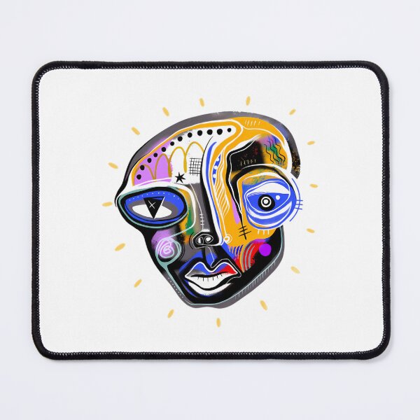 Item preview, Echoes of Light – Abstract Cubist Face Art designed and sold by CarFlying.