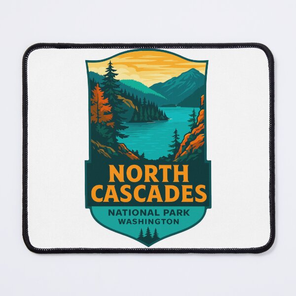 Item preview, North Cascades National Park Retro Sticker designed and sold by Ismeal Von.