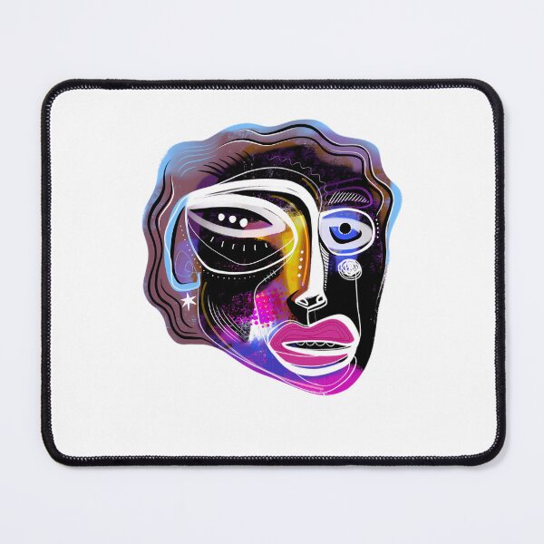 Item preview, Midnight Thoughts – Abstract Expression Face Art designed and sold by CarFlying.