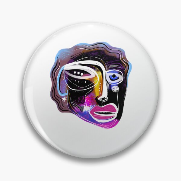 Item preview, Midnight Thoughts – Abstract Expression Face Art designed and sold by CarFlying.