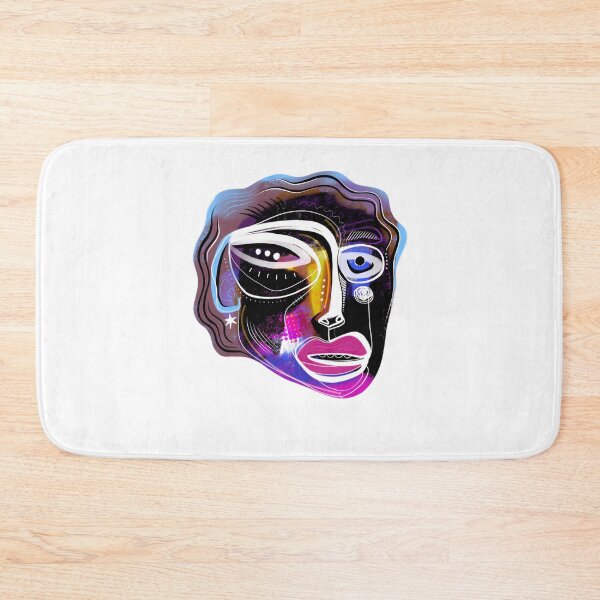 Item preview, Midnight Thoughts – Abstract Expression Face Art designed and sold by CarFlying.