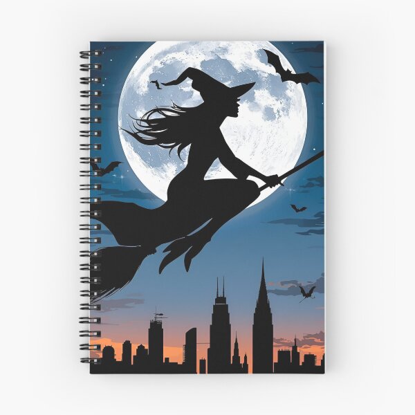 Item preview, Midnight Witch Over Enchanted Skyline designed and sold by ChicTrendz.