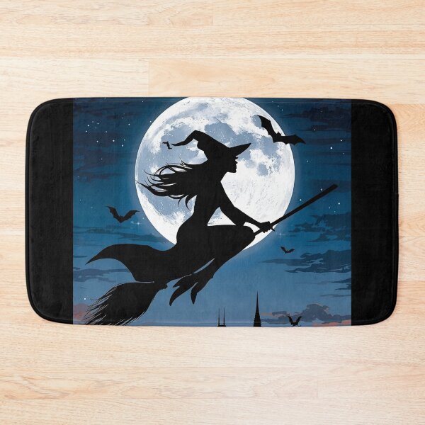 Item preview, Midnight Witch Over Enchanted Skyline designed and sold by ChicTrendz.