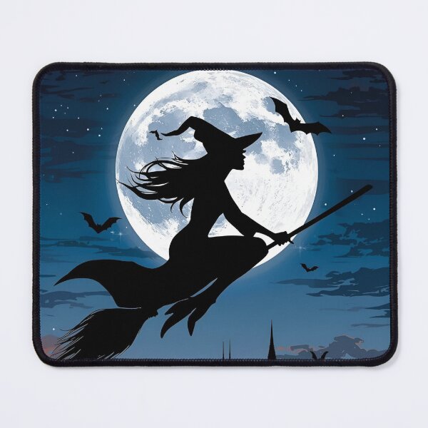 Item preview, Midnight Witch Over Enchanted Skyline designed and sold by ChicTrendz.