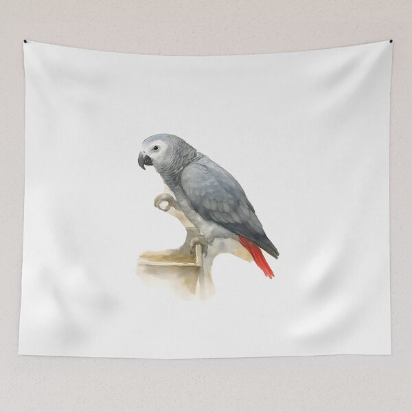 Item preview, African Grey Parrot (Psittacus erithacus) designed and sold by HOMETOWN86.