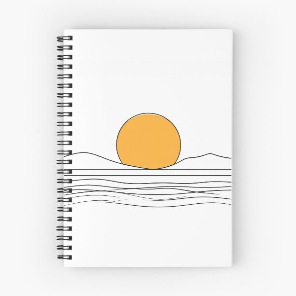 Item preview, Camiseta minimalista Sunrise Nature designed and sold by ProjectYes.