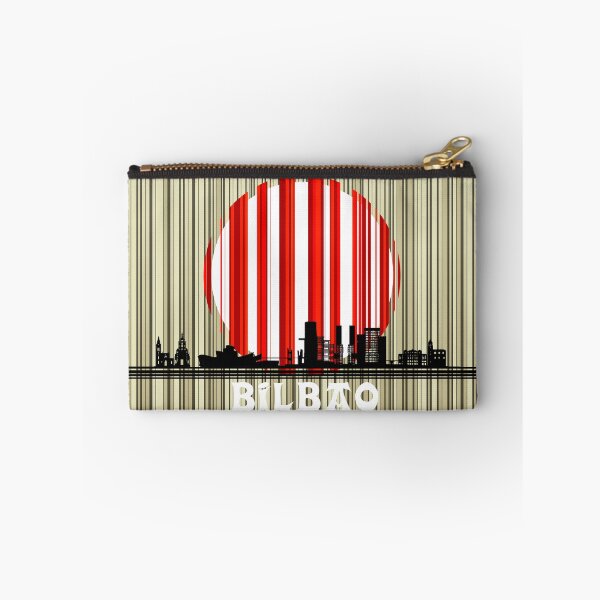 Item preview, SKYLINE of Bilbao circle WITH stripes designed and sold by AlbertoRuiZ.