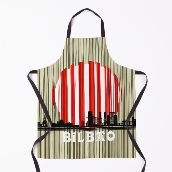 Item preview, SKYLINE of Bilbao circle WITH stripes designed and sold by AlbertoRuiZ.