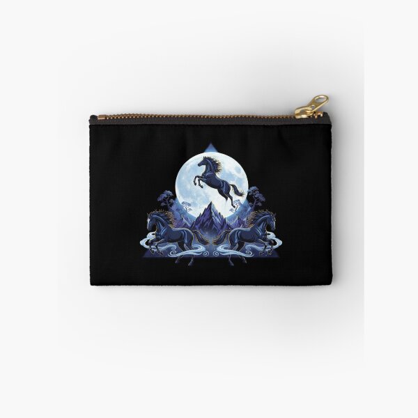 Item preview, Three Horse Moon – Funny Majestic Horses Under Full Moon Meme T-Shirt designed and sold by MinimalMyth.