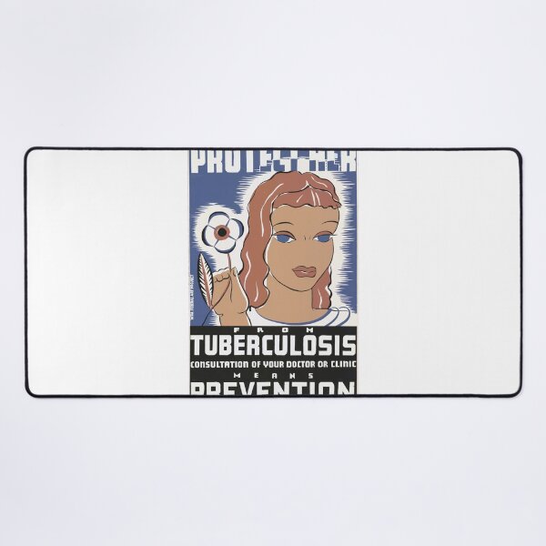 Item preview, Vintage WPA Poster Art | Bold 1930s Graphic Design | Tuberculosis Awareness | Art Deco Style | Health & Public Education designed and sold by artofuniverse.
